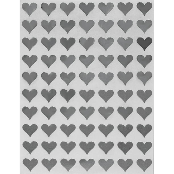 Details about   120 240 2400pcsblank Heart Shape Label Sticker 35*35mm For Gift Sealing Sticker